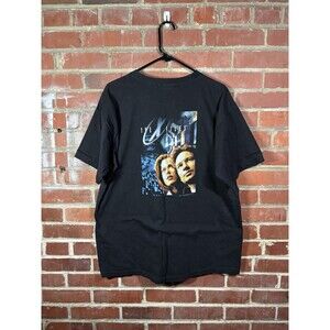 Vintage 1998 90s X Files Shirt Fight The Future Movie Stanley Desantis Adult XL